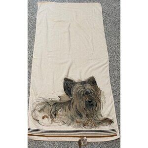 NEW Yorkie Yorkshire Terrier Beach Towel 27X54 Island Fun Brazil Dog Kmart